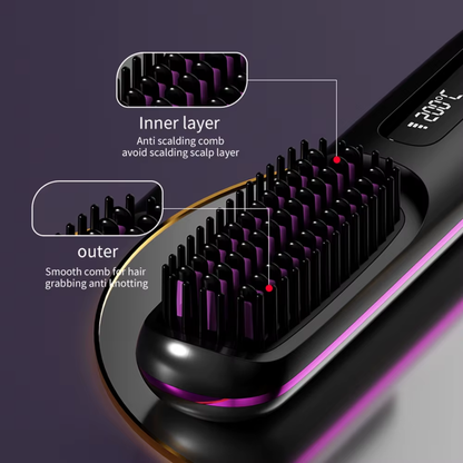 Ionic Anti-Frizz Straightening Brush